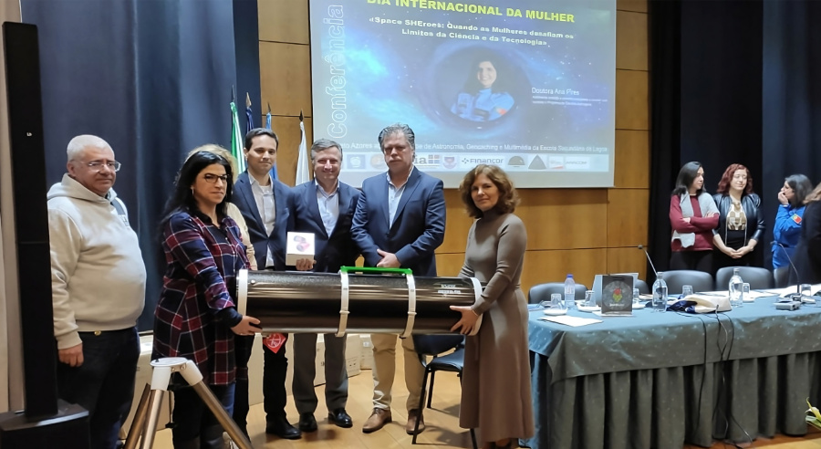 Bensaude Group participates in the donation of a robotic telescope to the Azores at Space Project