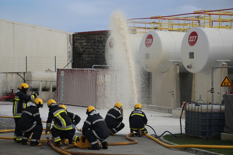 Bensaude Energia held an Emergency Drill at the Nordela Fuel Terminal