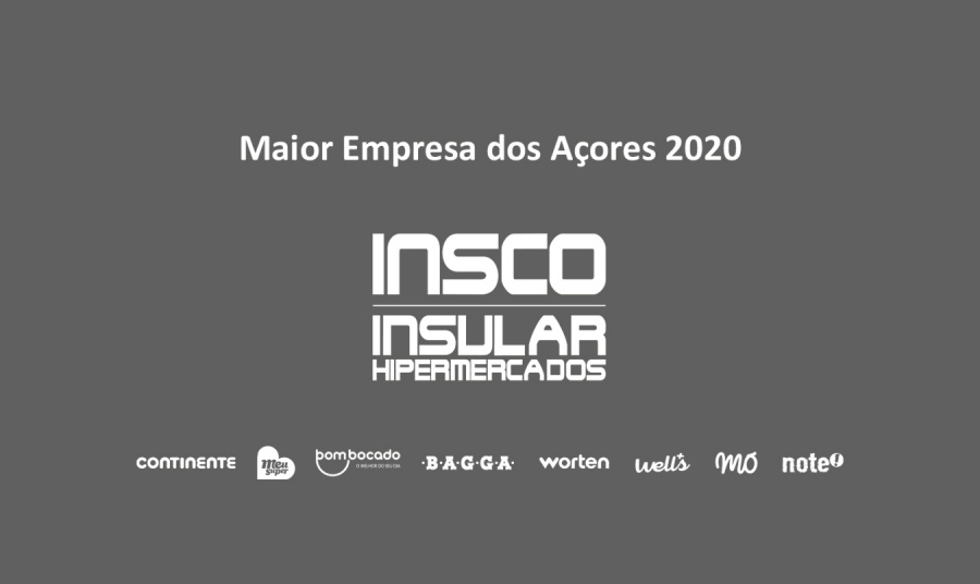 INSCO was elected the Biggest Company in the Azores in 2020 